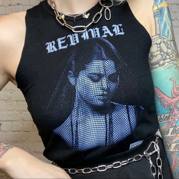 Selena Gomez Revival Crop Tank - Picture 1 of 3